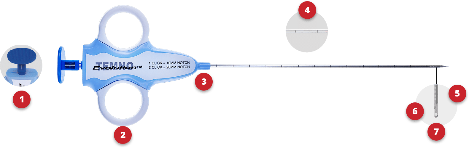 Temno Evolution with feature callouts