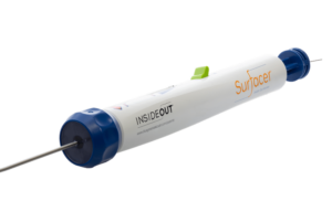 Image of the Surfacer Inside-Out Needle on a slight angle